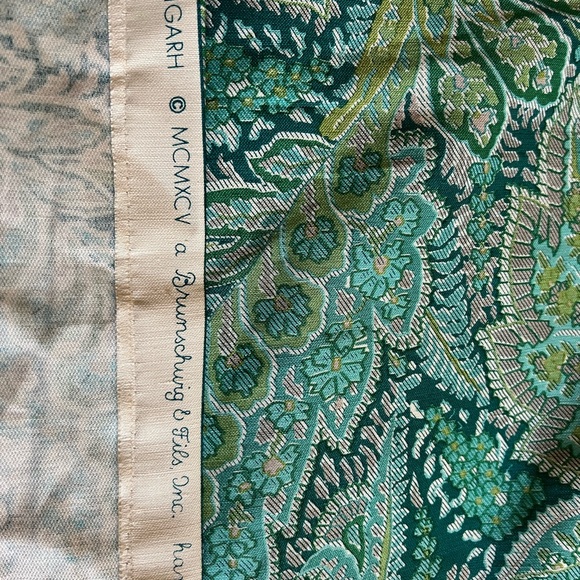 Brunschwig & Fils Chandigarh hand printed fabric 2.6 yards - Picture 3 of 6